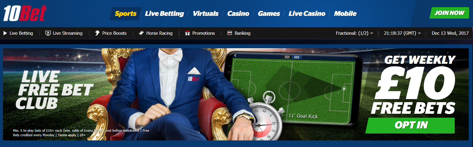 livebetting advertisement