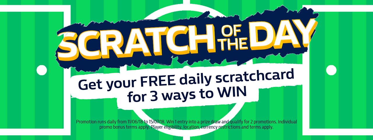 Free Scratch Card - World Cup Offer from William Hill A Daily Scratch Card