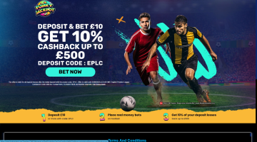 EPL betting Offer Funkyjackpot screenshot